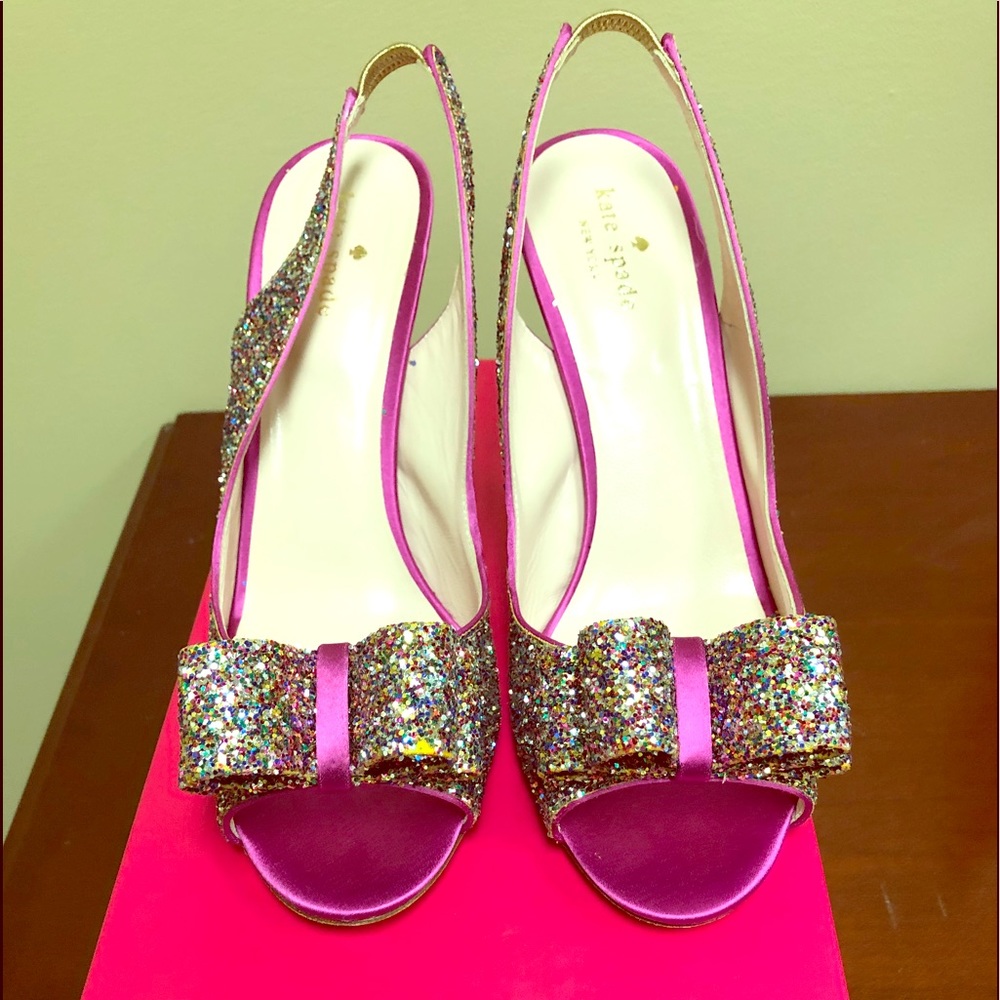 Kate spade glitter heels!